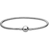 Stalen armband slang ronde sluiting