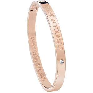 Guess stalen armband bangle roseplated Believe