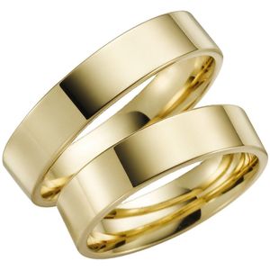 14 Karaat geelgouden trouwring Bluebell Dames H81