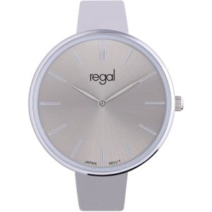 Regal dames horloge met grijze band