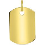 9 karaat hanger dogtag graveerplaat