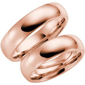 14K rosegouden heren trouwring Delphine H60R