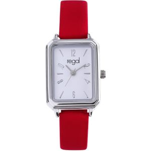 Regal dames horloge met rode band