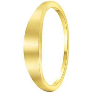 Zilveren ring goldplated