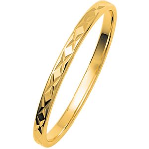9 karaat gele heren trouwring Balance H233
