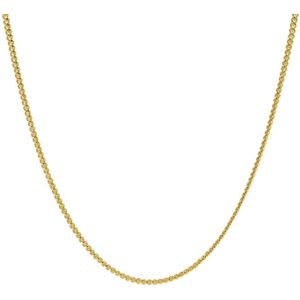 14 Karaat geelgouden ketting gourmet 0,81mm