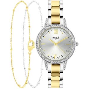 Regal Cadeau Set Dames Horloge met gratis armband