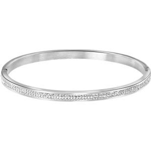 Guess stalen bangle armband kristal