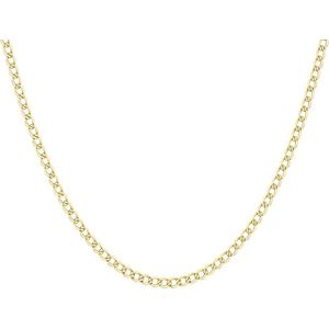 9K ketting met diamond cut gourmet schakel 3,9mm