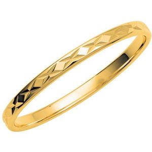 14K geelgouden heren trouwring Balance H233