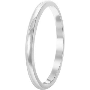 Zilveren ring rhodiumplated