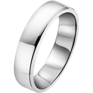 Zilveren ring glad 5mm