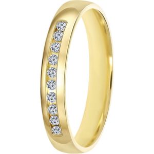14K geelgouden dames trouwring 3mm Alena TW 302