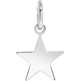 Zilveren hanger ster