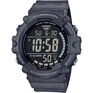 Casio Digitaal Kwartshorloge Voor Volwassene - met Kunststof Armband AE-1500WH-8BVE - Grij