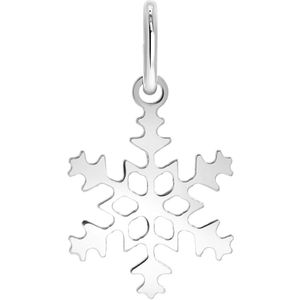 Zilveren hanger sneeuwvlok