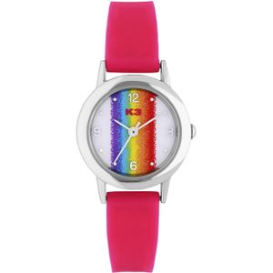 K3 Kinder Horloge Regenboog Met Rubberen Band Roze