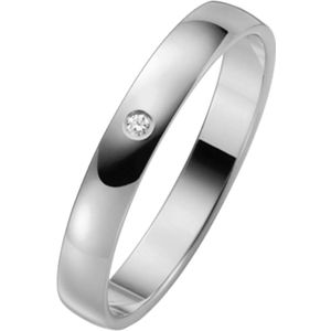 Palladium trouwring diamant Dames Senna H35P