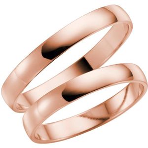 14 Karaat rosegouden heren trouwring Senna H10R