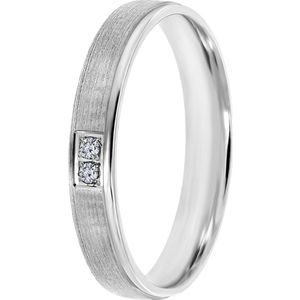 14K witgouden dames trouwring 3mm Elif TW 304