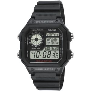 Casio Digitaal Heren Horloge Zwart AE-1200WH-1AVEF