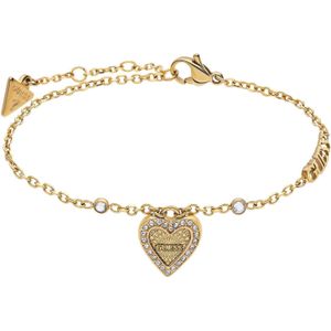 Guess stalen goldplated armband LOVE ME TENDER