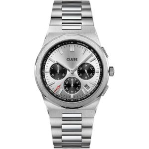 CLUSE - Vigoureux multifunction herenhorloge zilver