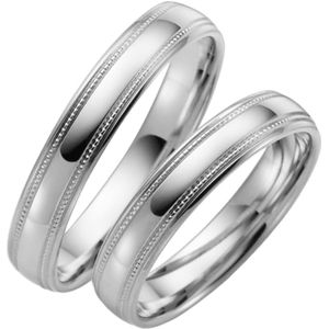 Palladium trouwring Primula Heren H89P