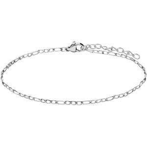 Stalen armband figaro 2mm