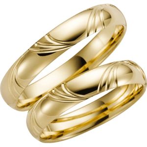 9 Karaat gele trouwring Susannah Dames H63