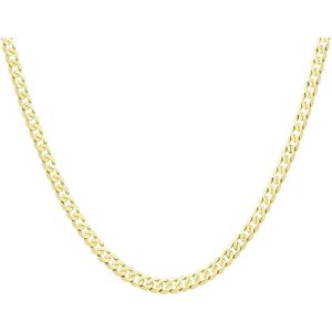 9K ketting met diamond cut gourmet schakel 5,5mm