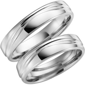 Palladium trouwring Dahlia Dames H42P
