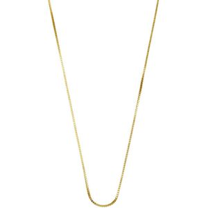 14K geelgouden ketting 38cm venetiaanschakel 0,7mm