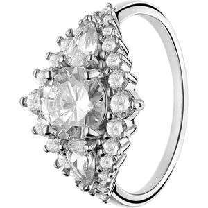 Zilveren ring zirkonia