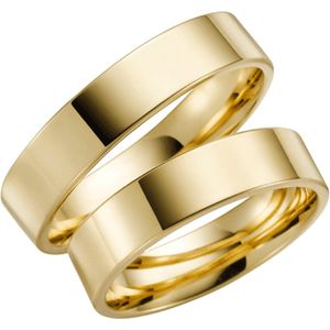 9 Karaat gele trouwring Bluebell Dames H81