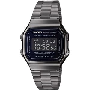 Casio Vintage Digitaal Horloge Zwart A168WEGG-1BEF