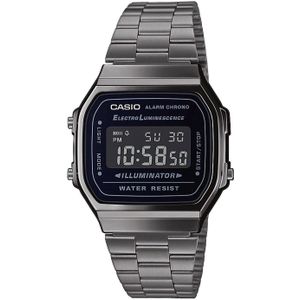 Casio Vintage Digitaal Horloge Zwart A168WEGG-1BEF