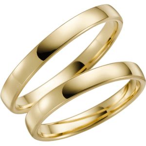 9 Karaat trouwring Camelia Heren H54