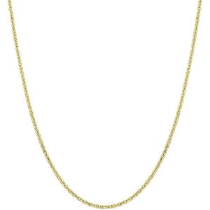 Gerecycled zilveren goldplated ketting schakel