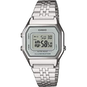 Casio Retro Digitaal Horloge Zilverkleurig LA680WEA-7EF