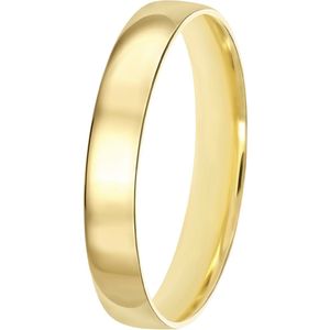 9K gele heren trouwring 4mm Mayra TW 452