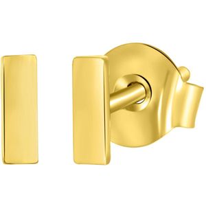 14 karaat geelgouden oorbel alfabet per stuk voor dames
