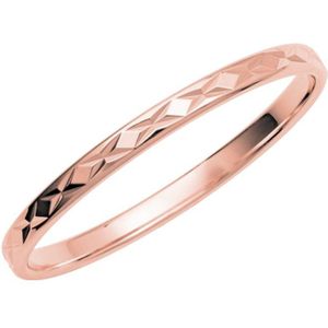 14K rosegouden heren trouwring Balance H233R