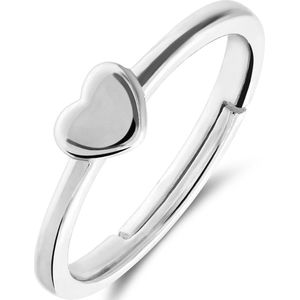 Zilveren ring hart
