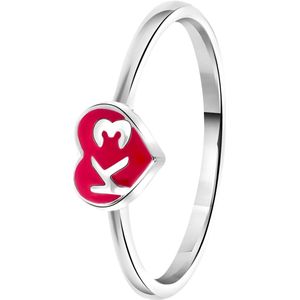 Zilveren ring hart K3