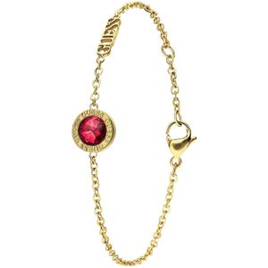Guess goldplated armband COLOR MY DAY ruby