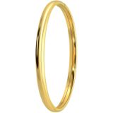 Zilveren goldplated bangle 5mm