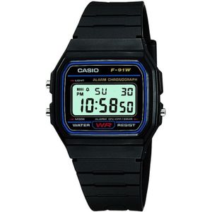Casio Retro Digitaal Horloge Zwart F-91W-1YEF