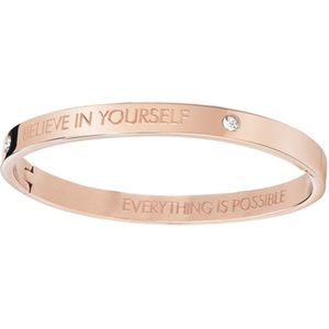 Guess stalen armband bangle roseplated Believe