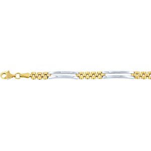 14 karaat bicolor armband fantasie